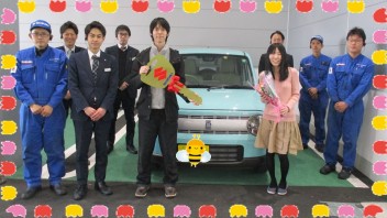 ラパンのご納車おめでとうございます(^^)/